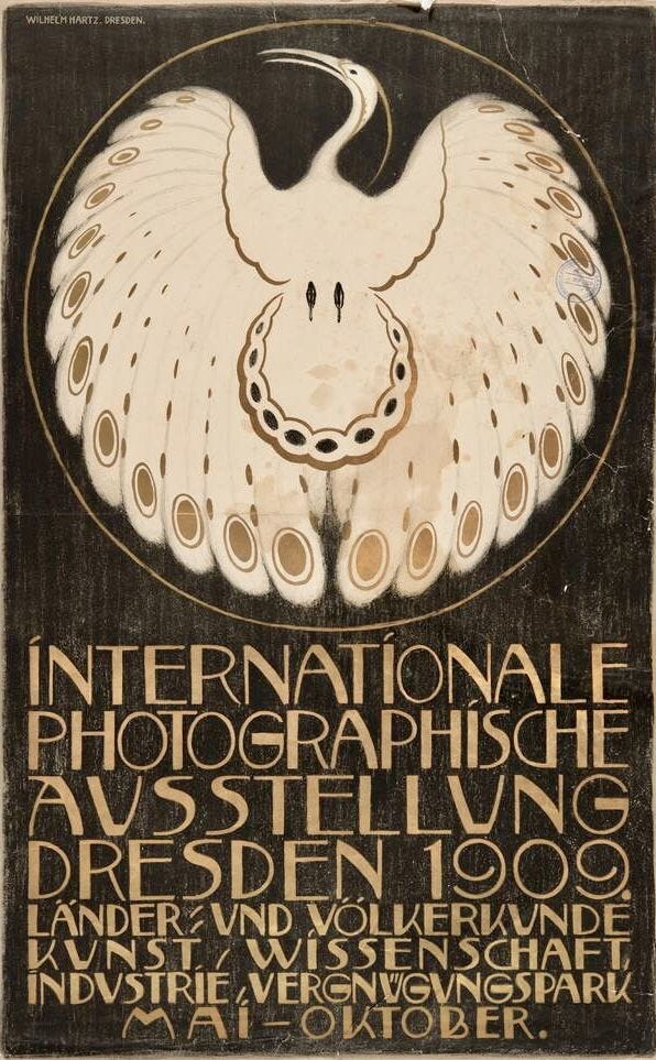 This may contain: an advertisement for the international photograph exhibition in berlin, germany on march 19, 1932