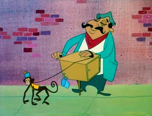 New trending GIF tagged monkey organ grinder organ… | Trending Gifs