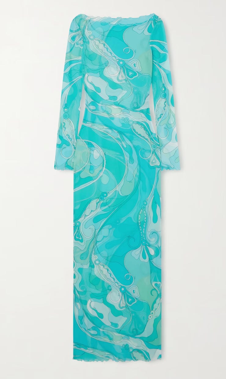 THE WEEKLY WISH LIST: FOR ME, IT'S TURQUOISE OR NOTHING AT THIS POINT