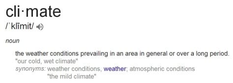 Google definition of climate Google definition of climate