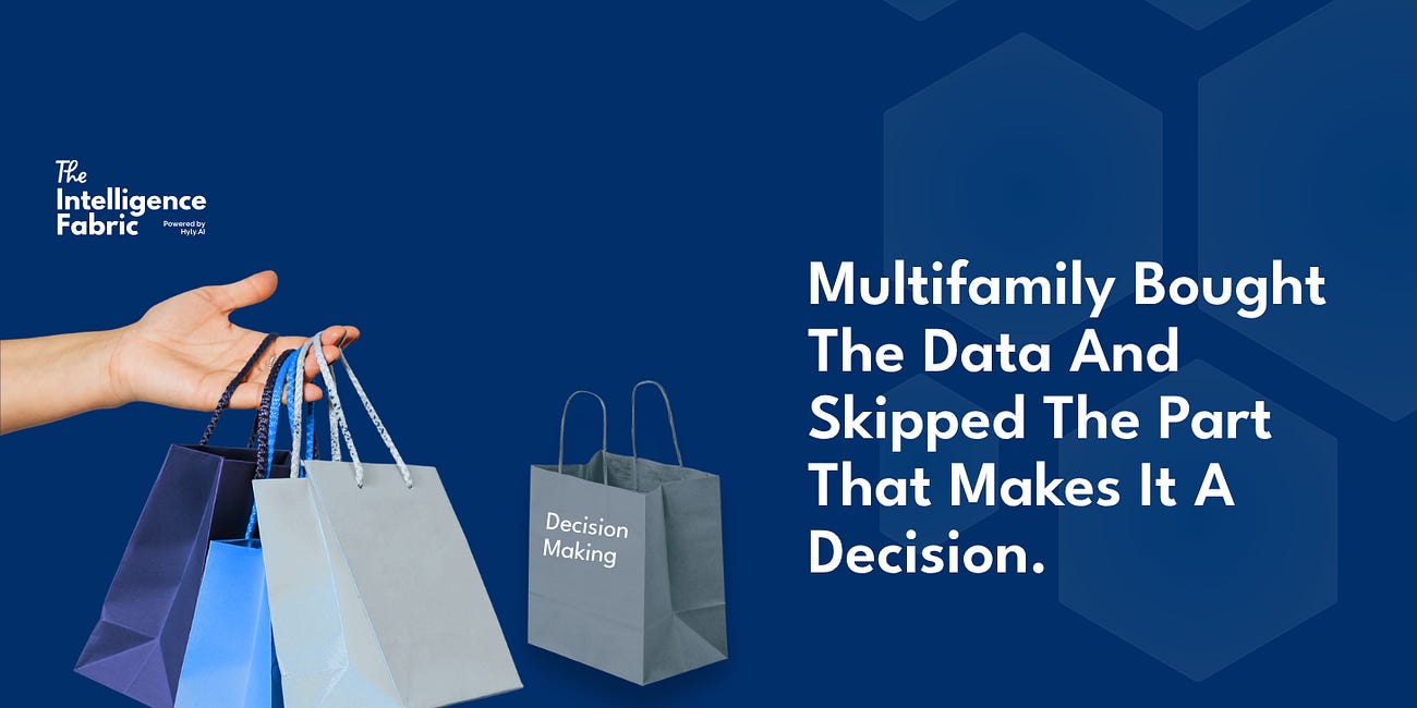 Multifamily Bought The Data And Skipped The Part That Makes It A Decision