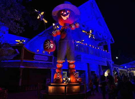Pumpkin displays at Silver Dollar City Harvest Festival