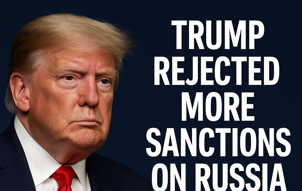 Ο Τραμπ απέρριψε νέες κυρώσεις κατά της Ρωσίας σε τηλεδιάσκεψη με ηγέτες της ΕΕ – αναφέρει το Axios