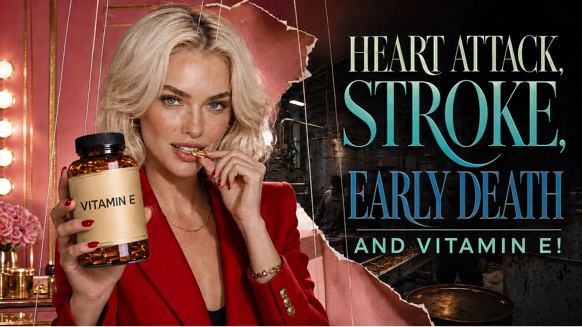 Heart Attack, Stroke Early Death and Vitamin E!