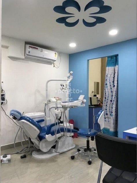 Artwork for dental clinic in Ashok Vihar
