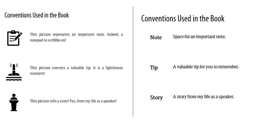 The image illustrates the differences between the paperback graphics and the ebook version.