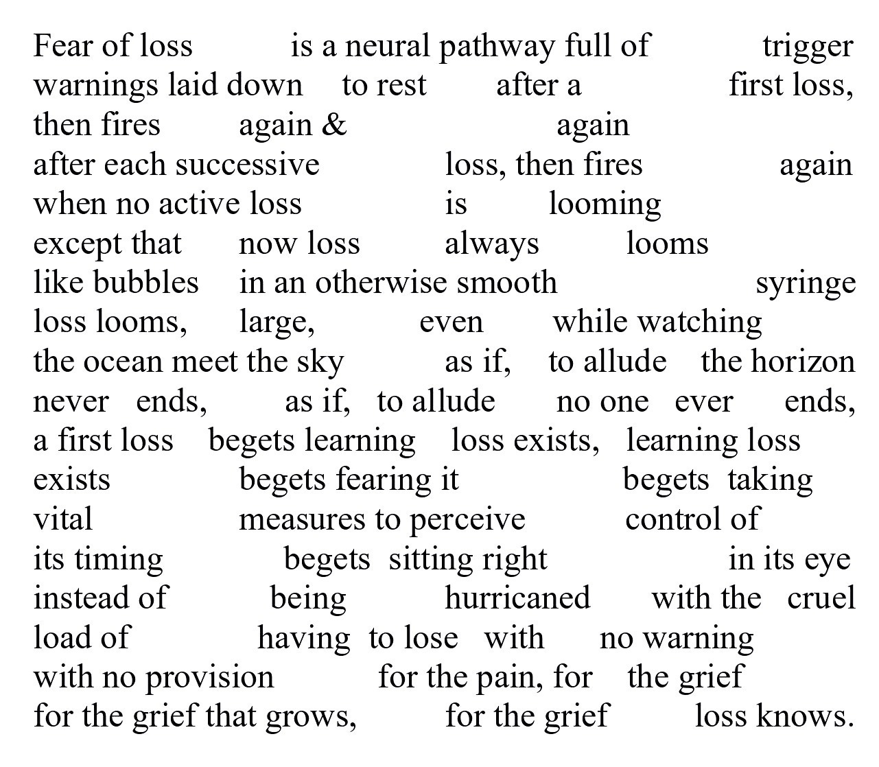 Today’s poem was uploaded as an image to preserve the spacing.