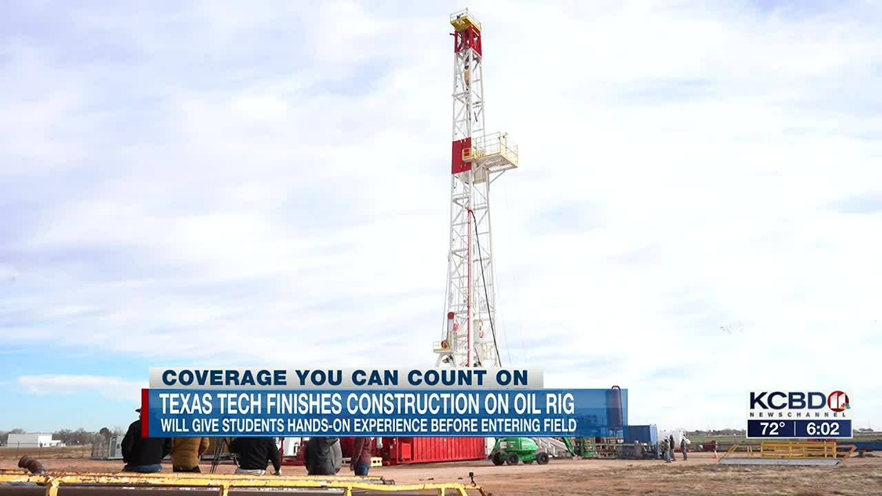 Texas Tech finishes construction on oil rig