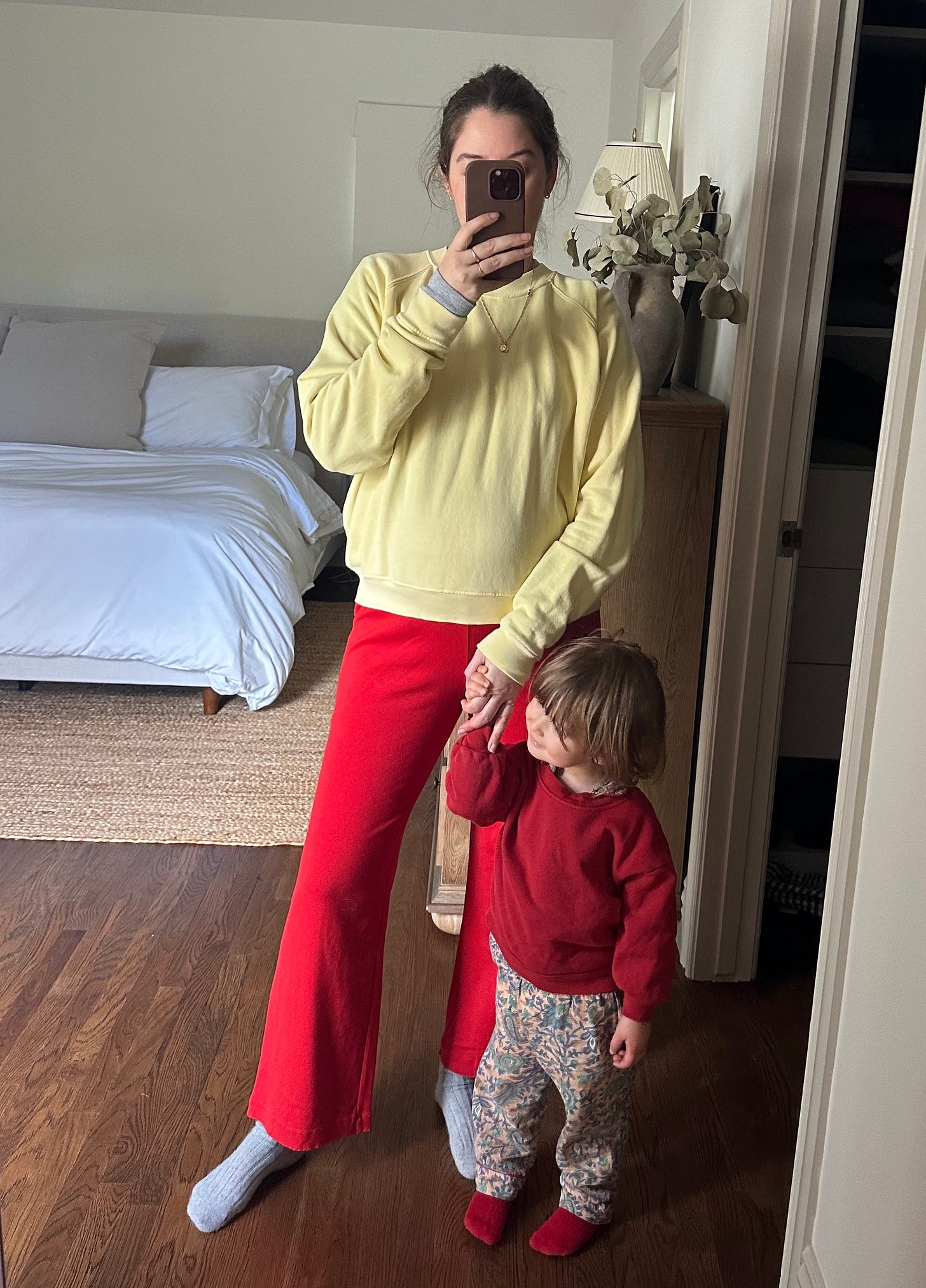 Donni baby rib scallop pants Donni baby rib scallop pants