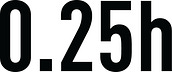 0.25h