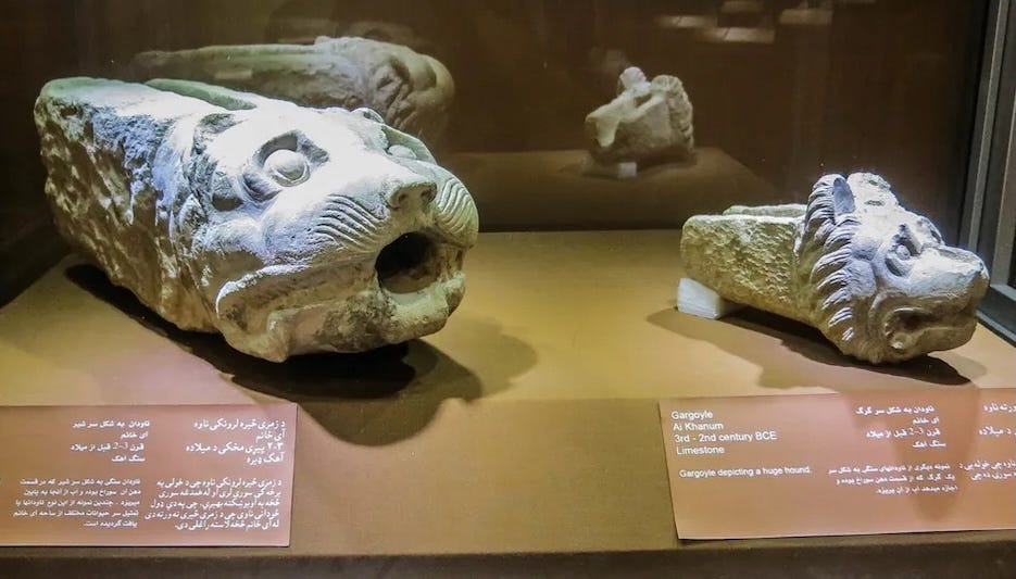 Artifacts excavated at Ai-Khanoum, on display at the National Museum of Afghanistan in Kabul. Credit: Ninara via Flickr.