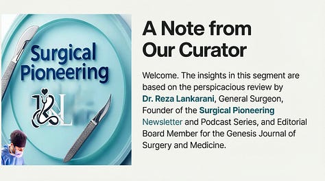 Top 2025 Surgery Articles Analysis by Surgical Pioneering