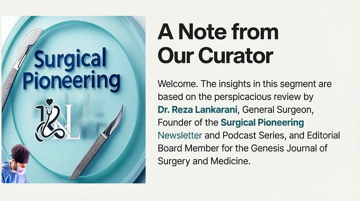 Top 2025 Surgery Articles Analysis by Surgical Pioneering