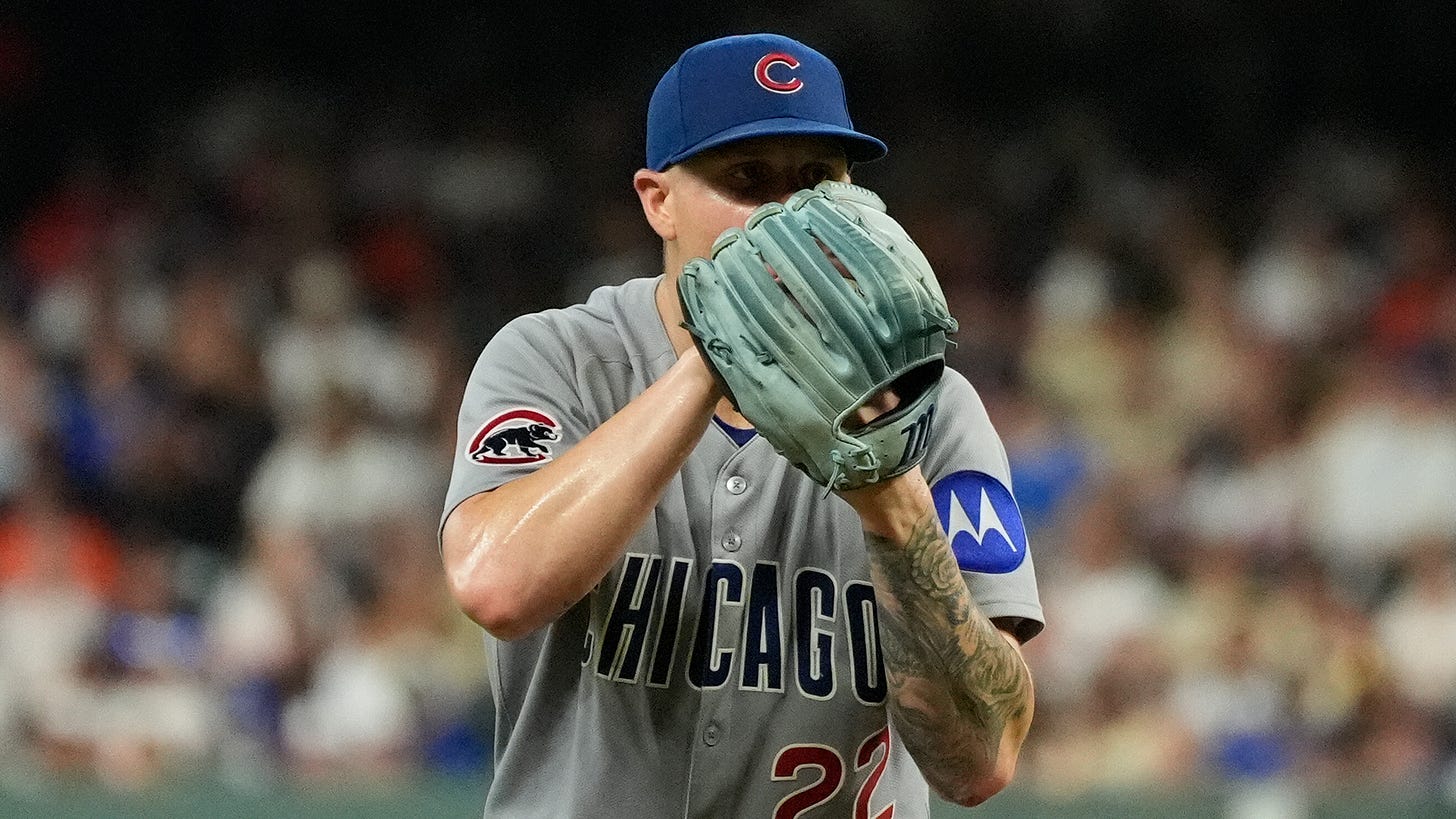 What Cubs rookie Cade Horton learned from rough outing vs. Astros | Chicago  Cubs News