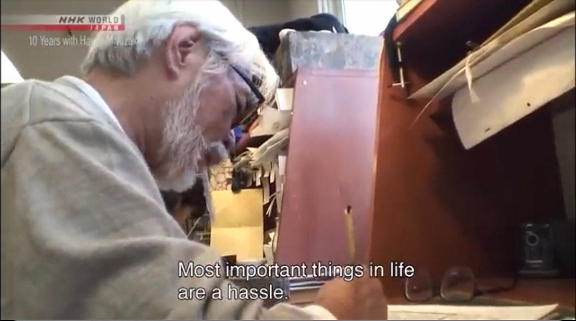 Bushra Farooqui 📖 🕯️ on X: "“Most important things in life are a hassle” — Miyazaki https://t.co/4b0RKJ6pOc" / X