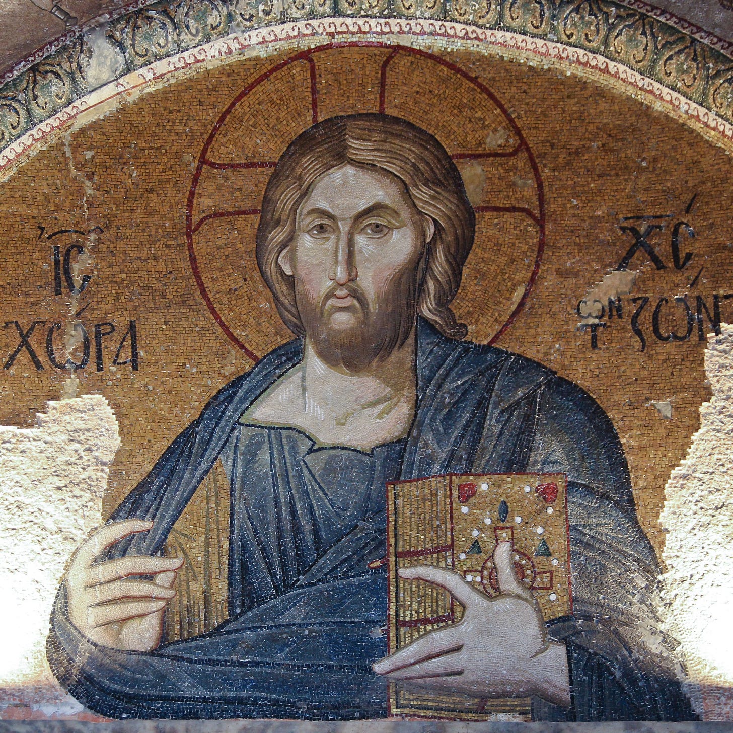 Christ Pantocrator (c.1320) by Byzantine Mosaics – Artchive Christ Pantocrator (c.1320) by Byzantine Mosaics – Artchive