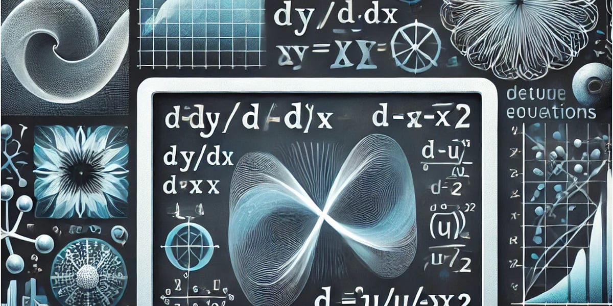 Intimidating Math Equations Differential Equations - by MPL - Math Premier League