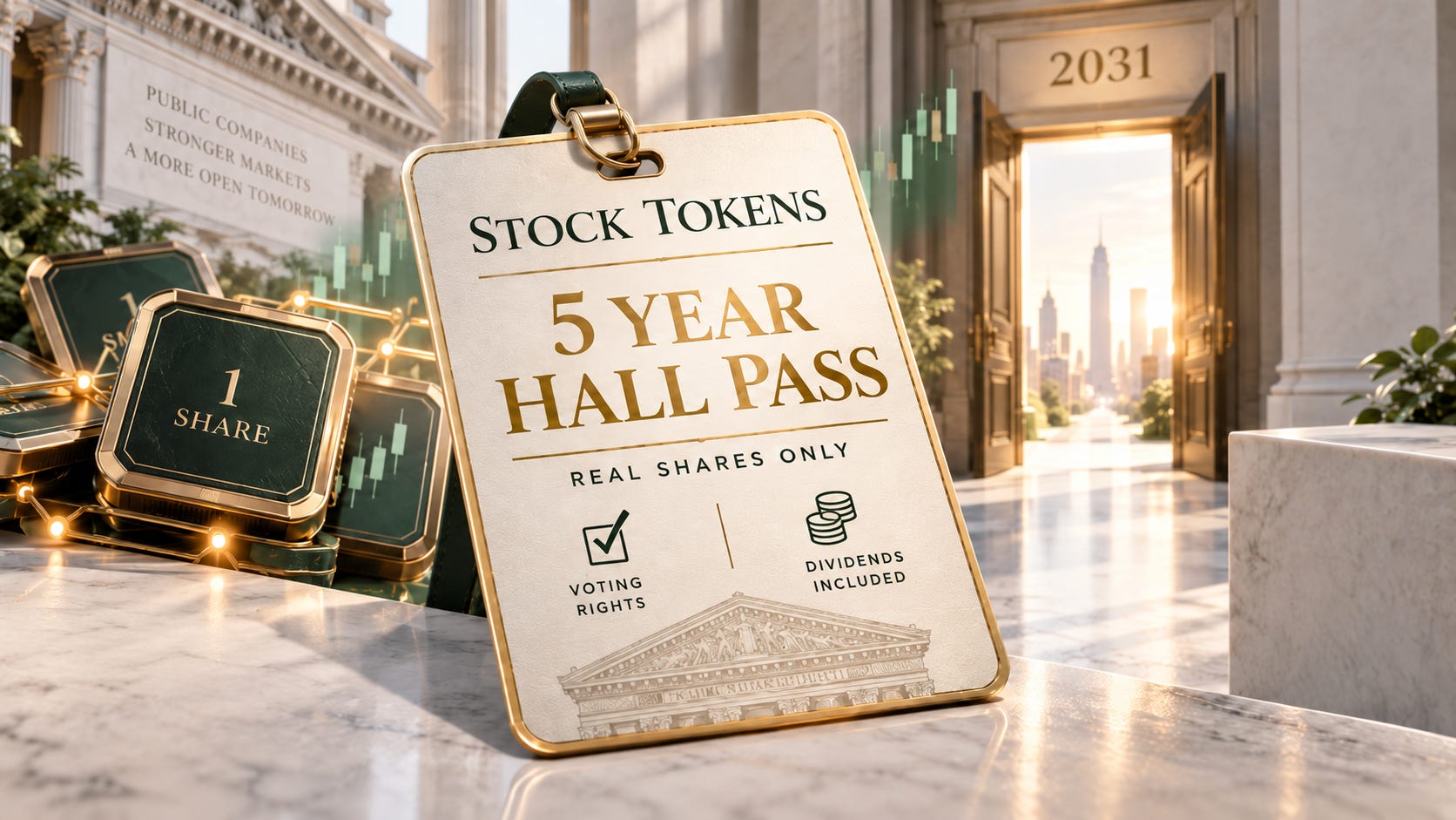 Stock Tokens Just Got a 5-Year Hall Pass. You’re Not Bullish Enough.