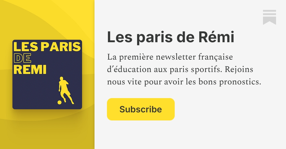 Readyemi Substack Les paris de Rémi | Lesparisderemi | Substack