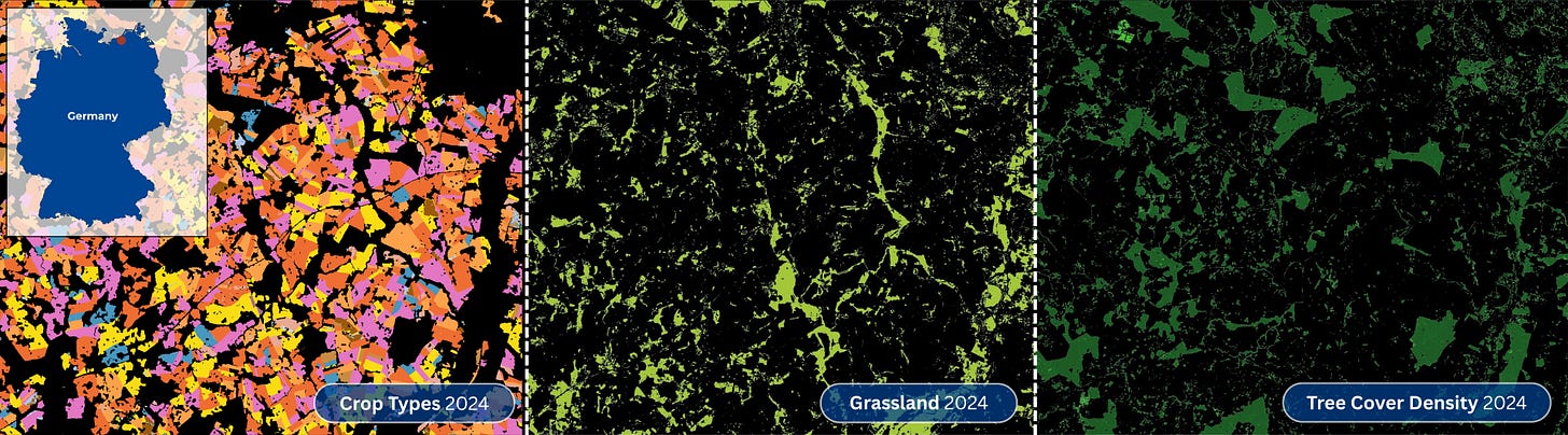Yüksek Çözünürlüklü Bitki Örtülü Arazi Örtüsü Özellikleri 2024