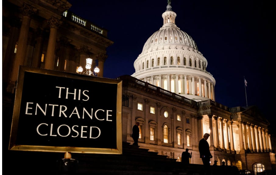 Trump And Republicans Overwhelmingly Blamed For Government Shutdown