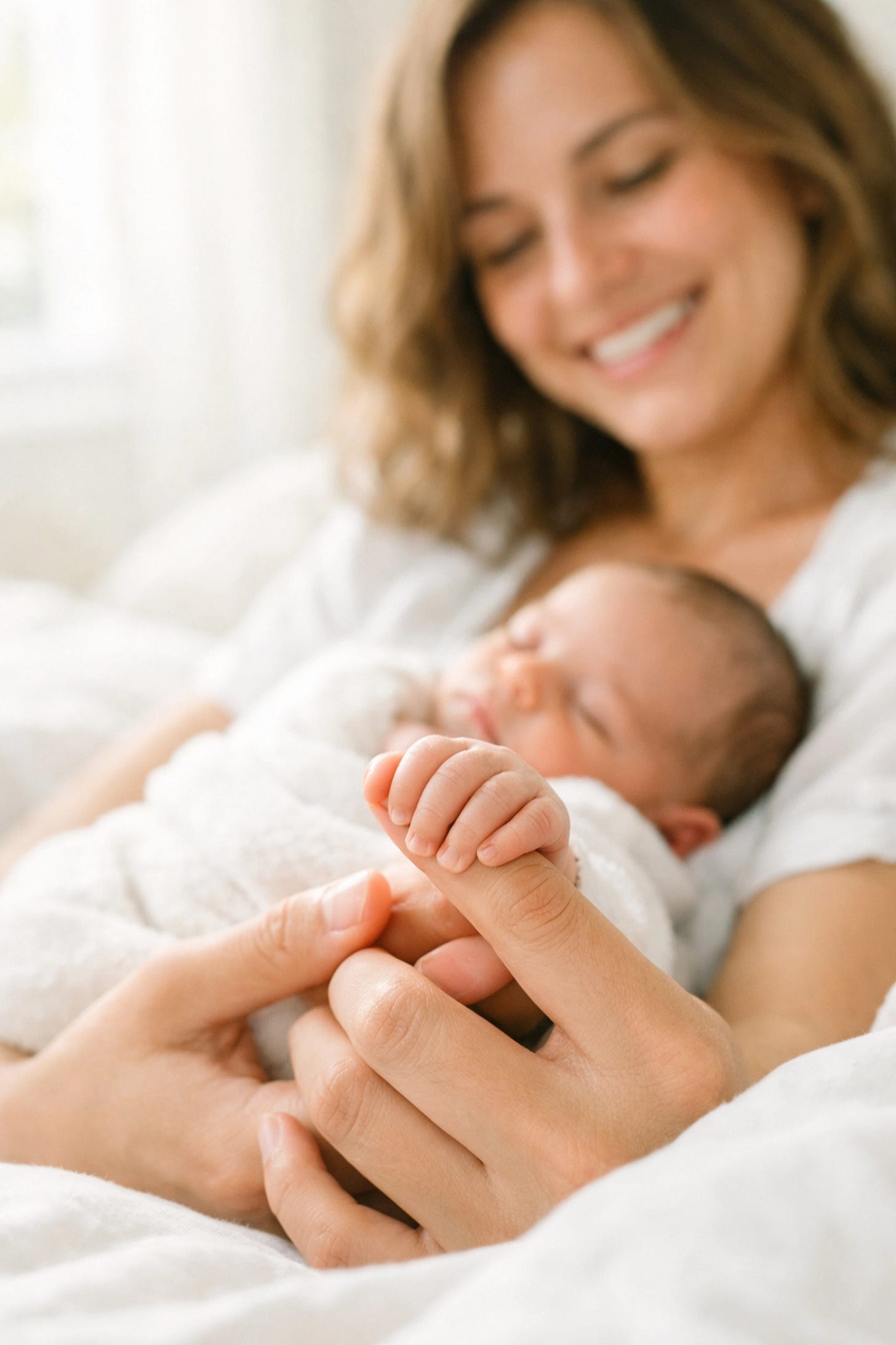 A mother cradling her newborn baby, reflecting the Christian value of family and life | Dr. Marcus Peter