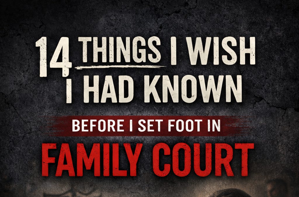 14 Things I Wish I Had Known Before Entering Family Court
