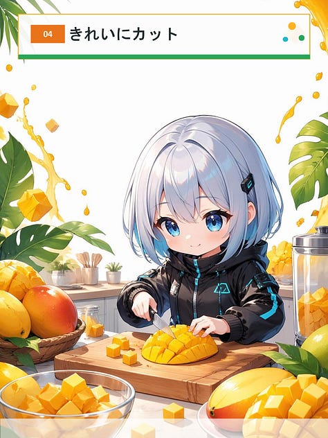 マンゴーパンフ-ちびシオンが紹介