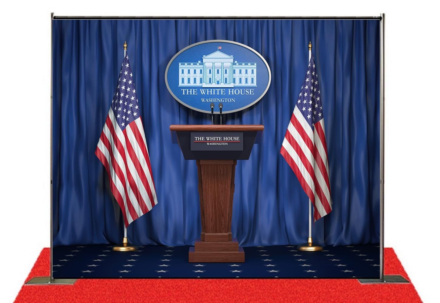 Amazon.com : 7x5ft White House American Flag News Event Press Conference Backdrop Party Background : Electronics Amazon.com : 7x5ft White House American Flag News Event Press Conference Backdrop Party Background : Electronics