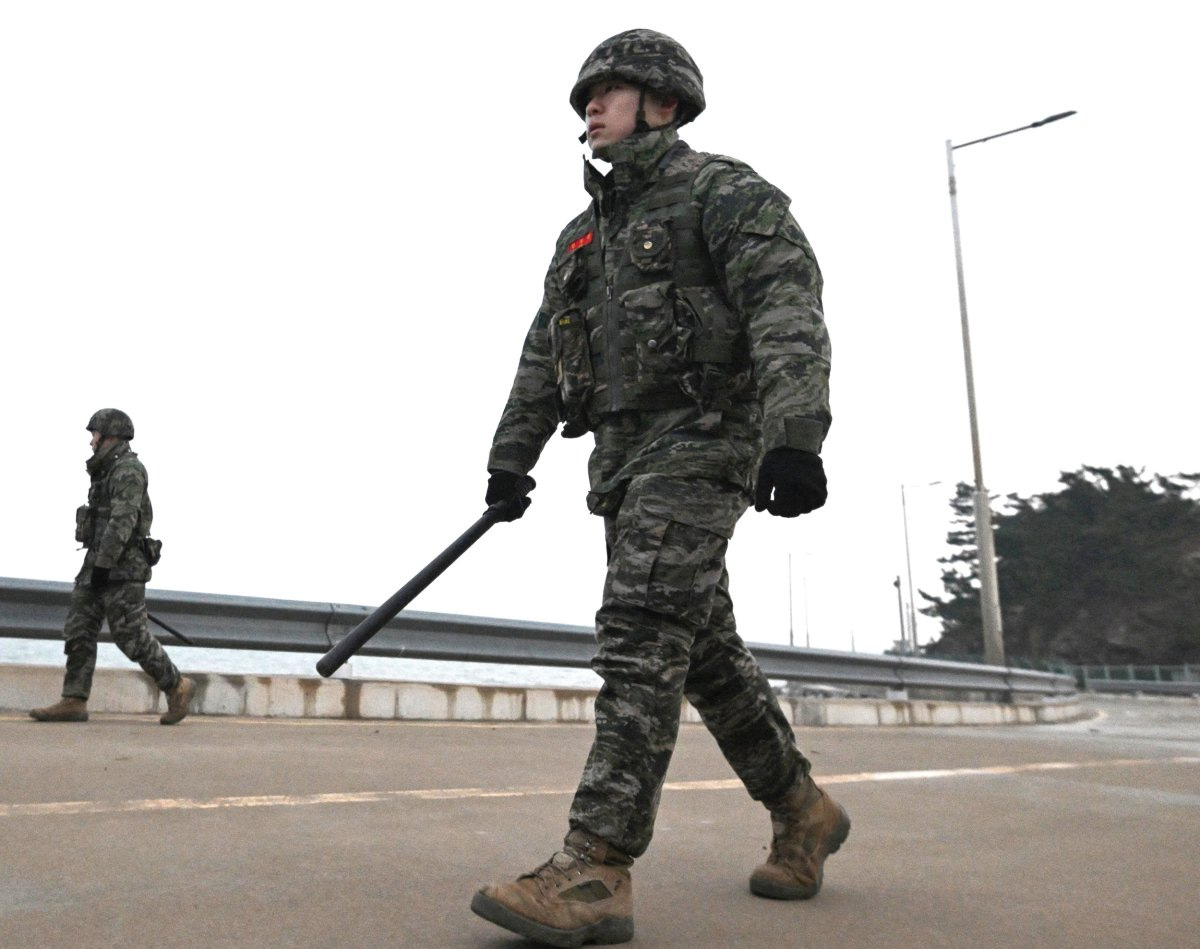 South Korean marines South Korean marines
