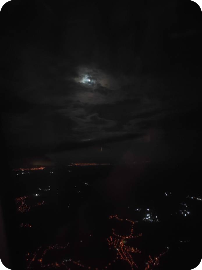 Top view of Turkey at night, selfie of our team that visited METU, Devrim at METU, and the Nobel Prize that Aziz Sancar gifted to Anitkabir