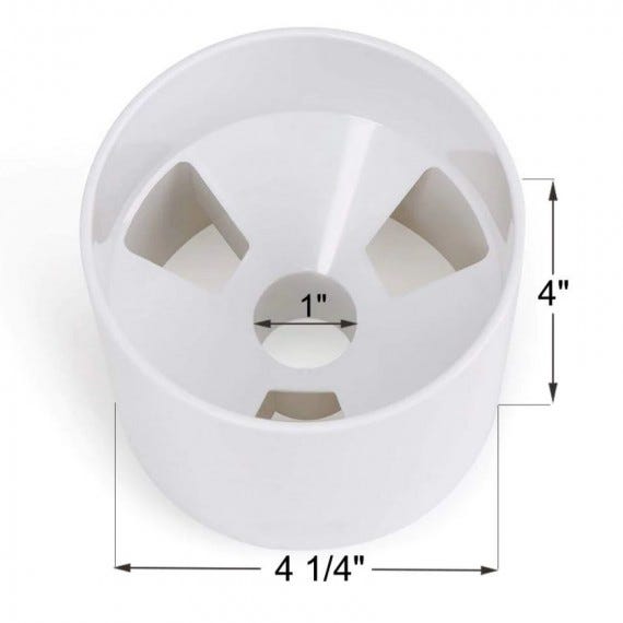 Cole Golf - CG Garden Golf Putting Cup - White CG Garden Golf Putting Cup -  White