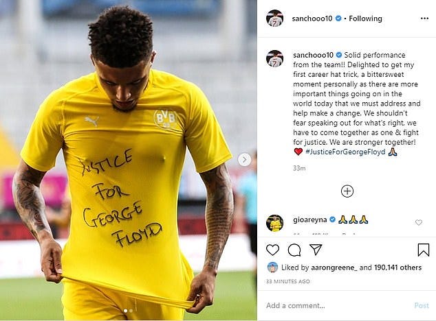 Image result for sancho instagram blm