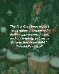 What to do when Christmas doesn't feel so merry 💔 The first Christmas  happened in the middle of hardship, and God met His people right there, and  He wants to meet you