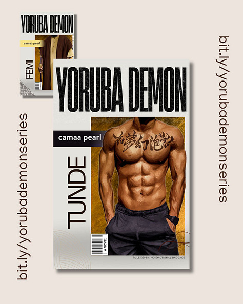 Images of two books in the Yoruba Demon Billionaires Club series