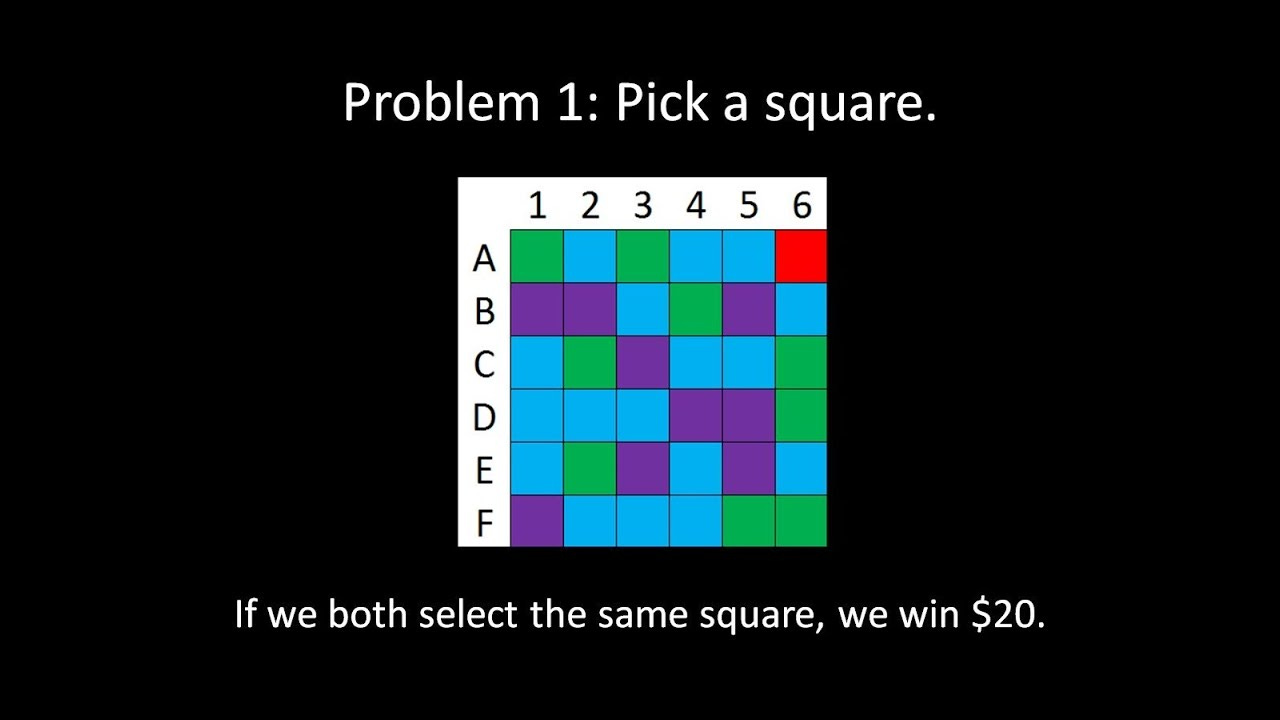 Game Theory 101: Focal Points - YouTube