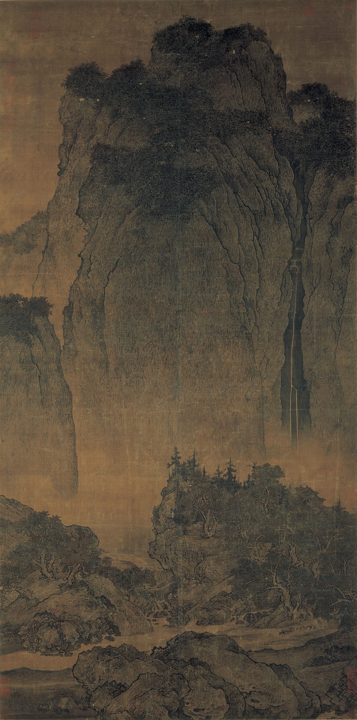 Fan Kuan Chinese shan shui landscape