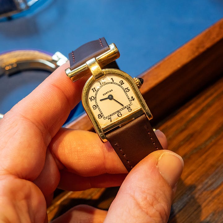 Cartier collection sotheby's watches vintage