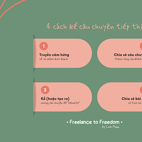 4 cách kể câu chuyện tiếp thị