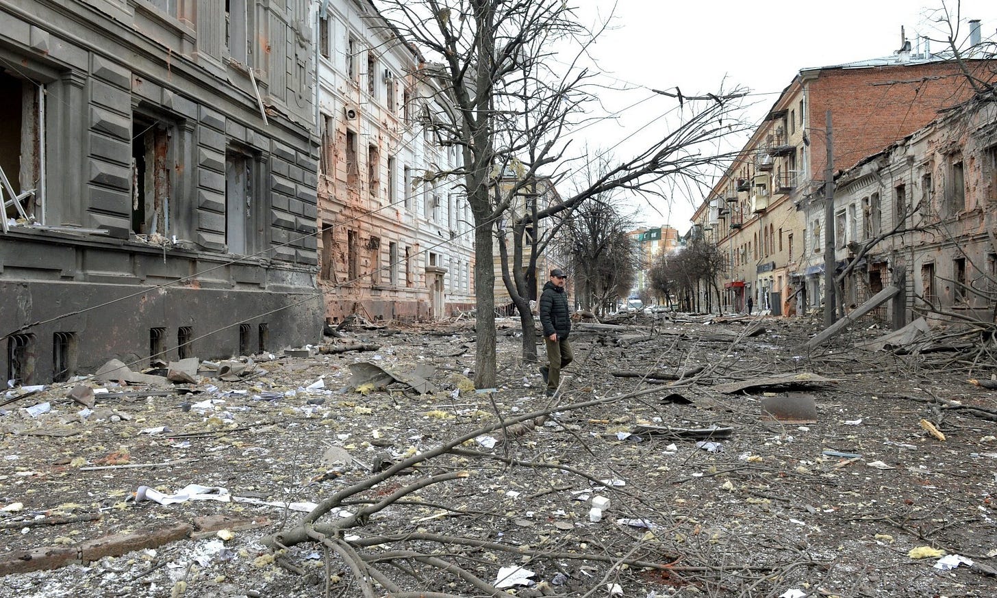 Russia-Ukraine war: Destruction in Kharkiv after bombardment