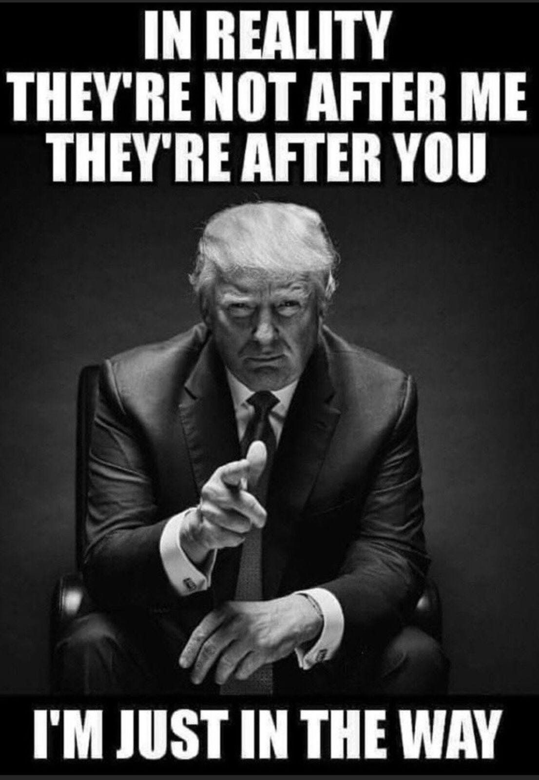 In Reality,They're Not after Me,They're after You Donal Trump Poster  Unframed | eBay