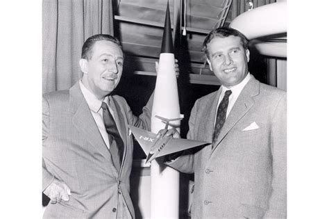 Space History Photo: Walt Disney and Wernher von Braun | Space