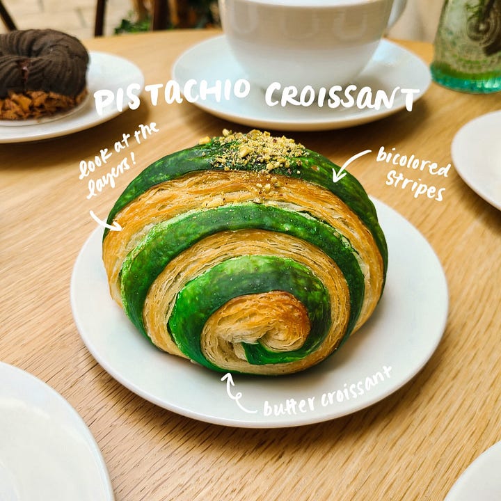 Copain Bakery Pistachio Croissant
