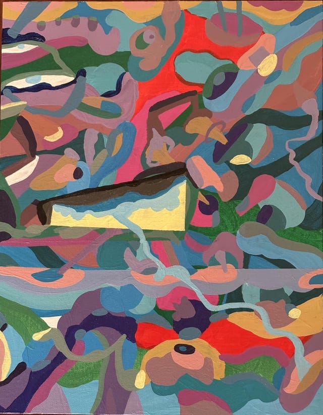 r/acrylicpainting - Flooded