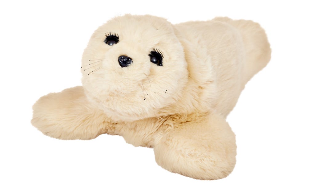 Photo of the Paro robotic seal Photo of the Paro robotic seal