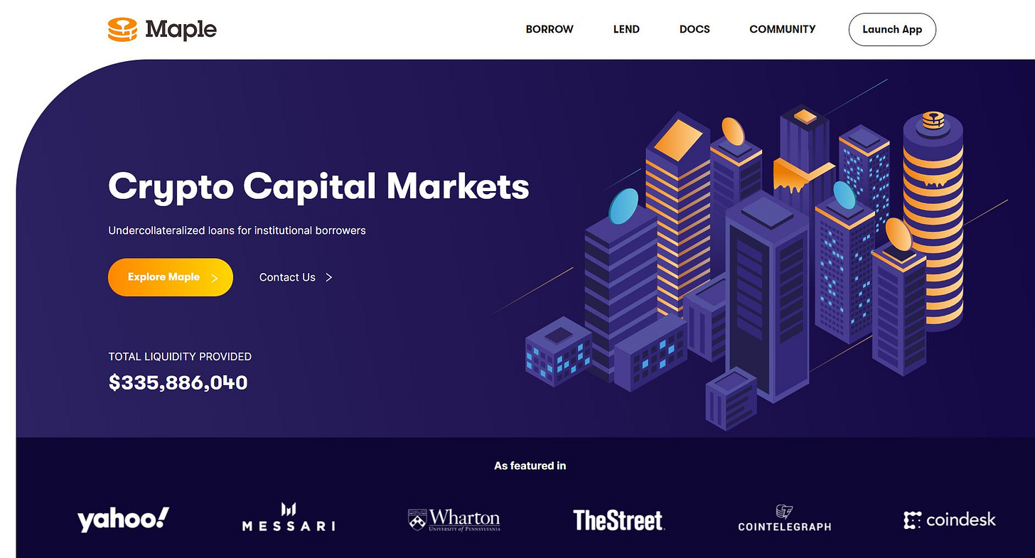 Maple Finance gives the to start with DeFi syndication loan to Alameda  Research – CoinLive