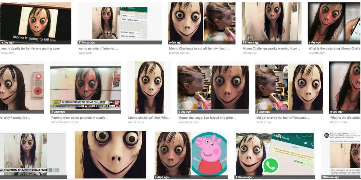 Evolution of an internet hoax aka momo challenge Evolution of an internet hoax aka momo challenge