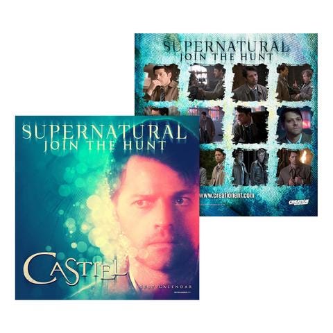 supernatural 2017 castiel calendar supernatural 2017 castiel calendar