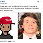 Check Out This Tool Running A Pro-MAGA Account From The White House