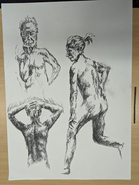 life drawing male nude cardiff and aberdare